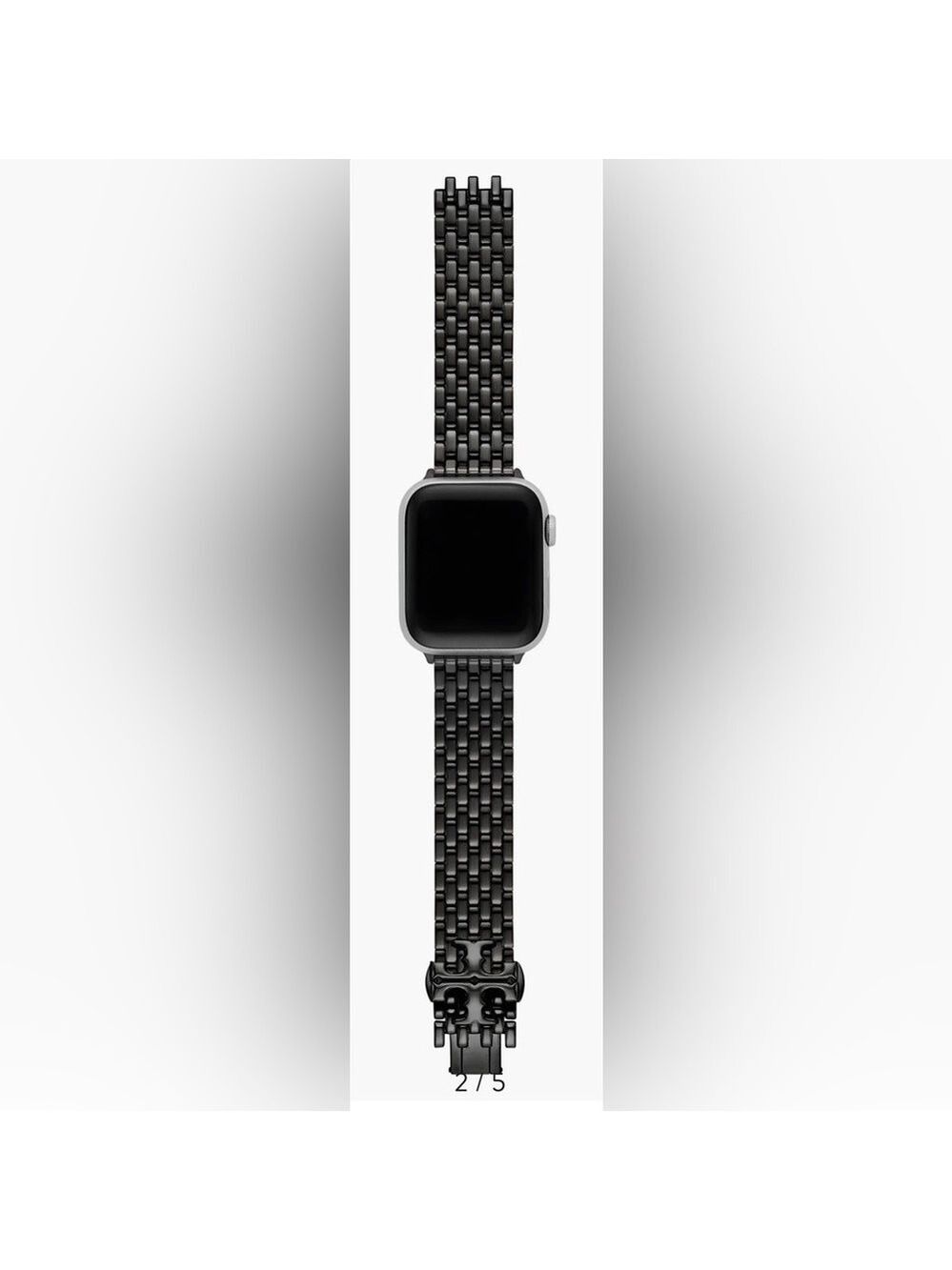 Tory Burch The Eleanor Black 18mm Apple Watch Bracelet Band - NIB - Picture 4 of 7